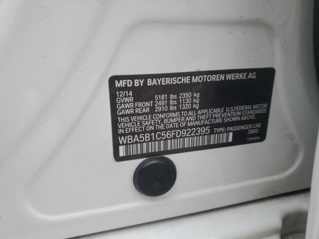 Продажа на аукционе авто 2015 Bmw 535 I, vin: WBA5B1C56FD922395, номер лота: 91307135