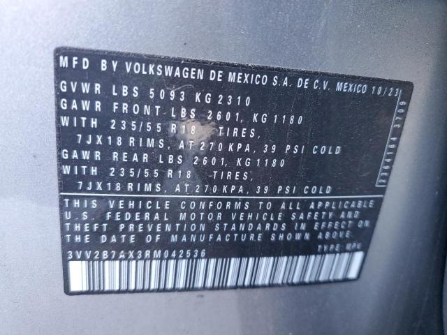 Продажа на аукционе авто 2024 Volkswagen Tiguan, vin: 3VV2B7AX3RM042536, номер лота: 41592856