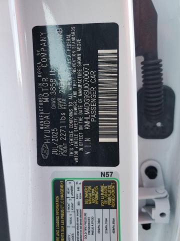92297265 :رقم المزاد ، KMHLM4DG9SU070071 vin ، 2025 Hyundai Elantra Se مزاد بيع