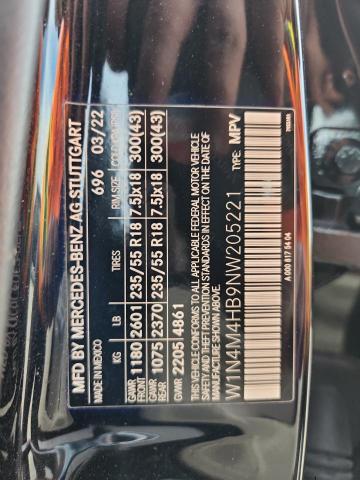 Продаж на аукціоні авто 2022 Mercedes-benz Glb 250 4m, vin: W1N4M4HB9NW205221, номер лоту: 92687935