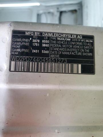 Aukcja sprzedaży 2004 Dodge Sprinter, vin: WD2PD744045651273, numer aukcji: 91106185