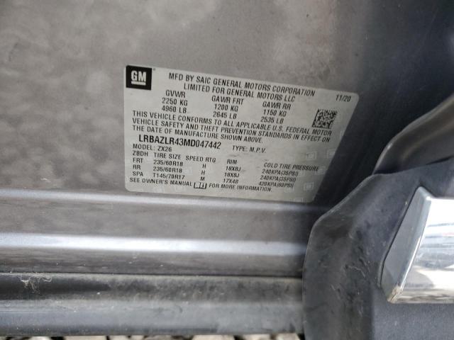 Aukcja sprzedaży 2021 Buick Envision, vin: LRBAZLR43MD047442, numer aukcji: 93957355