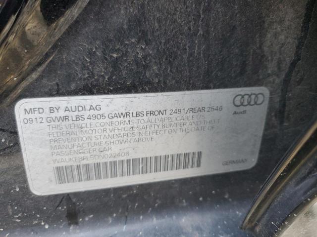 Продажа на аукционе авто 2013 Audi A4, vin: WAUKFBFL5DN022408, номер лота: 92942615