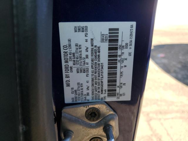 Aukcja sprzedaży 2018 Ford Transit Co, vin: NM0GE9F72J1373431, numer aukcji: 93034585