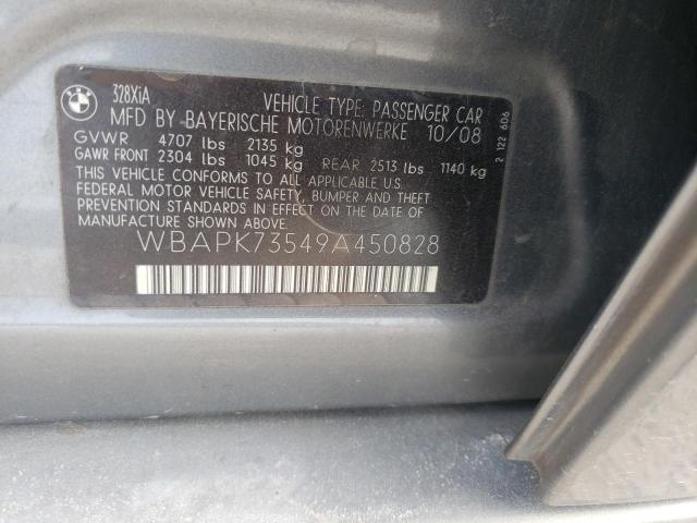 Продажа на аукционе авто 2009 Bmw 328 Xi, vin: WBAPK73549A450828, номер лота: 92291685