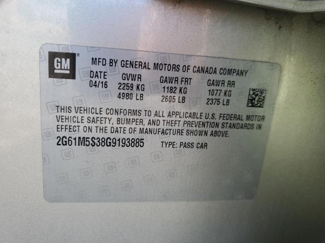 Aukcja sprzedaży 2016 Cadillac Xts, vin: 2G61M5S38G9193885, numer aukcji: 90840745