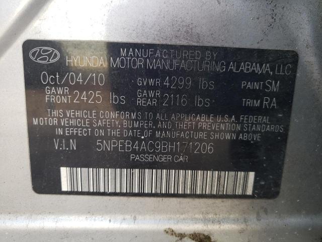 Продажа на аукционе авто 2011 Hyundai Sonata, vin: 5NPEB4AC9BH171206, номер лота: 91261375