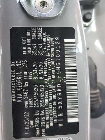 Продажа на аукционе авто 2022 Kia Sorento, vin: 5XYRKDLF9NG109129, номер лота: 93375265