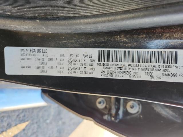 Продажа на аукционе авто 2019 Ram 1500, vin: 1C6SRFFT4KN856286, номер лота: 90706395