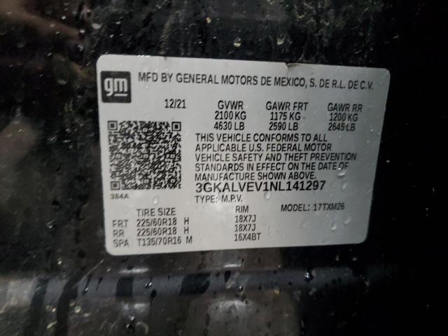 2022 Gmc Terrain მანქანა იყიდება აუქციონზე, vin: 3GKALVEV1NL141297, აუქციონის ნომერი: 92167555