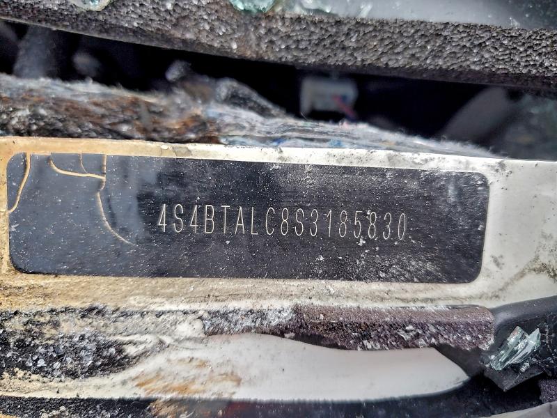 2025 Subaru Outback მანქანა იყიდება აუქციონზე, vin: 4S4BTALC8S3185830, აუქციონის ნომერი: 49003836