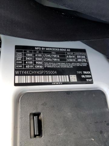 Продаж на аукціоні авто 2025 Mercedes Benz Sprinter, vin: W1Y4KCHY4SP755004, номер лоту: 85434415