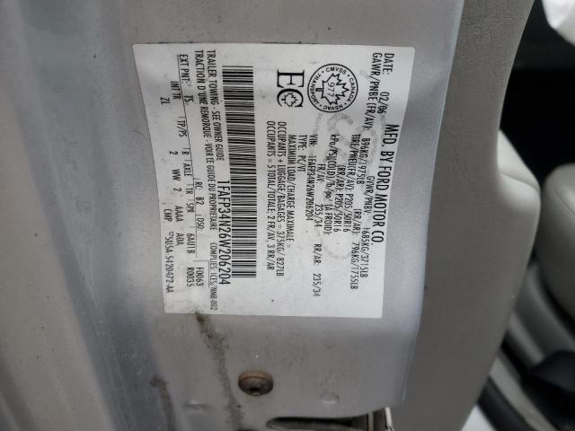 Aukcja sprzedaży 2006 Ford Focus, vin: 1FAFP34N26W206204, numer aukcji: 91679805