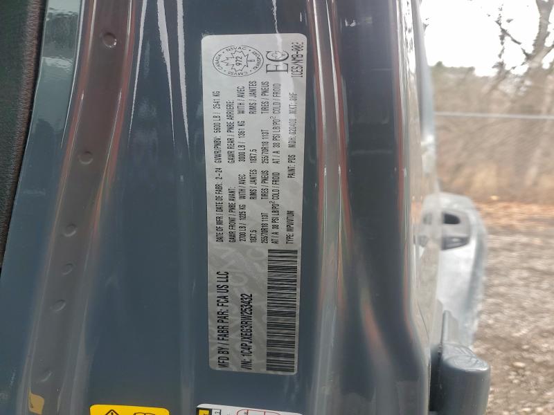 2024 Jeep Wrangler მანქანა იყიდება აუქციონზე, vin: 1C4PJXEG3RW253432, აუქციონის ნომერი: 91904845