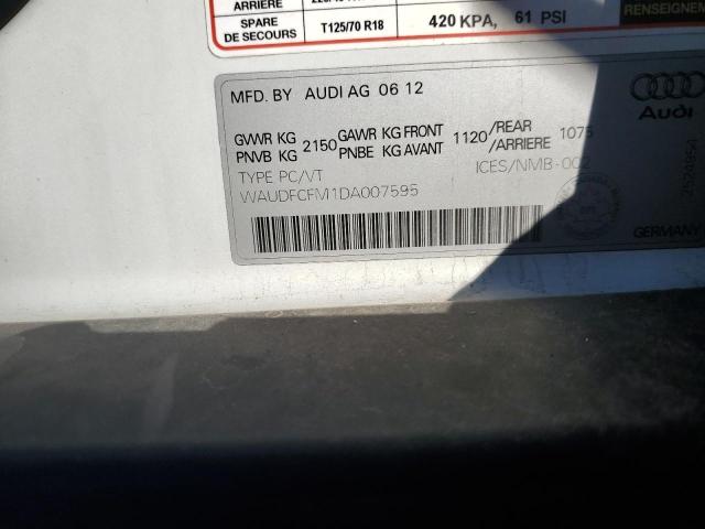 Aukcja sprzedaży 2013 Audi A3 Premium, vin: WAUDFCFM1DA007595, numer aukcji: 90830315