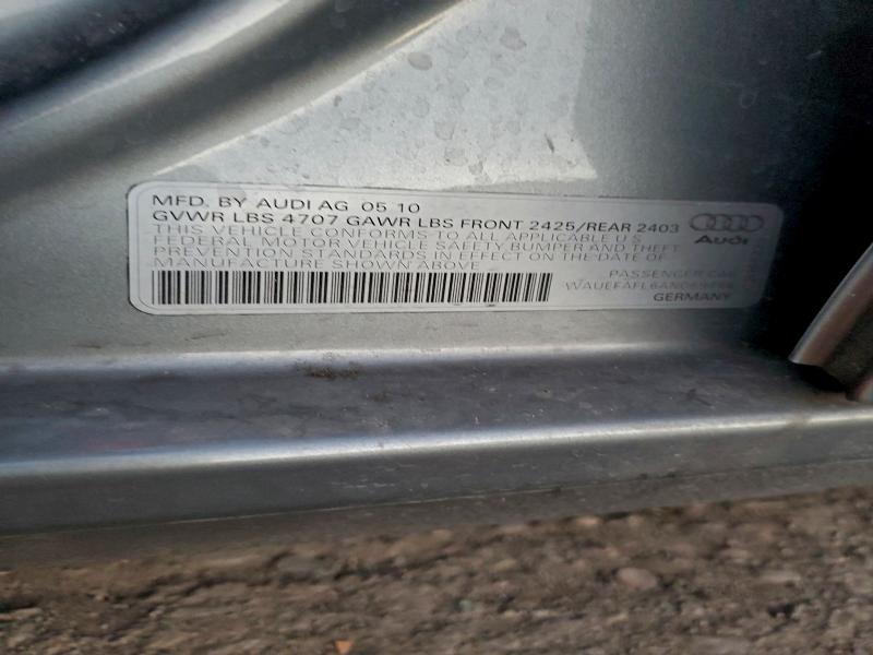 Aukcja sprzedaży 2010 Audi A4, vin: WAUEFAFL6AN069448, numer aukcji: 93979815
