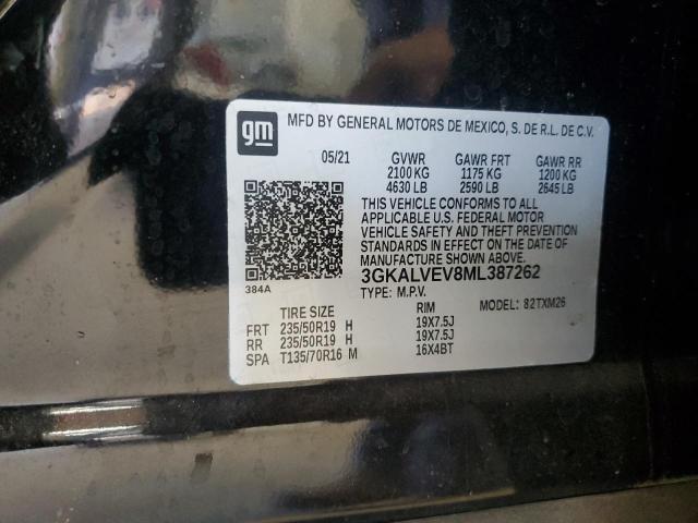 Aukcja sprzedaży 2021 Gmc Terrain, vin: 3GKALVEV8ML387262, numer aukcji: 92986605