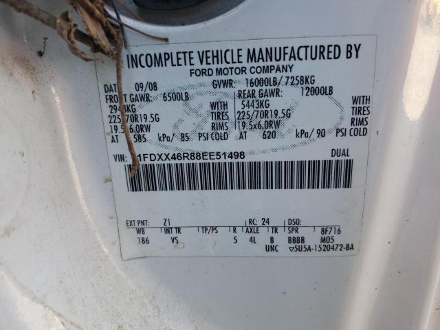 92640825 :رقم المزاد ، 1FDXX46R88EE51498 vin ، 2008 Ford F450 مزاد بيع