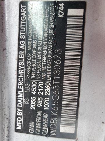 2003 Mercedes-benz Clk მანქანა იყიდება აუქციონზე, vin: WDBLK65G63T130673, აუქციონის ნომერი: 93063675