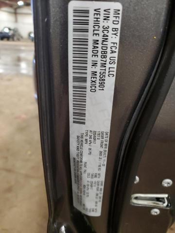 93644465 :رقم المزاد ، 3C4NJDBB7MT558901 vin ، 2021 Jeep Compass مزاد بيع