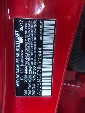 93597915 :رقم المزاد ، WDDSJ4GB7JN540444 vin ، 2018 Mercedes-benz Cla 250 4m مزاد بيع