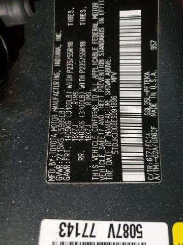 Продажа на аукционе авто 2014 Toyota Sienna, vin: 5TDJK3DC6ES091896, номер лота: 91826425