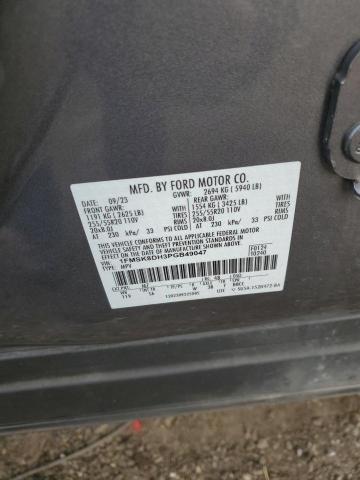 Продажа на аукционе авто 2023 Ford Explorer, vin: 1FMSK8DH3PGB49047, номер лота: 91499745