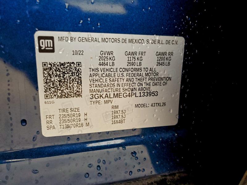 Aukcja sprzedaży 2023 Gmc Terrain, vin: 3GKALMEG4PL133953, numer aukcji: 94180465