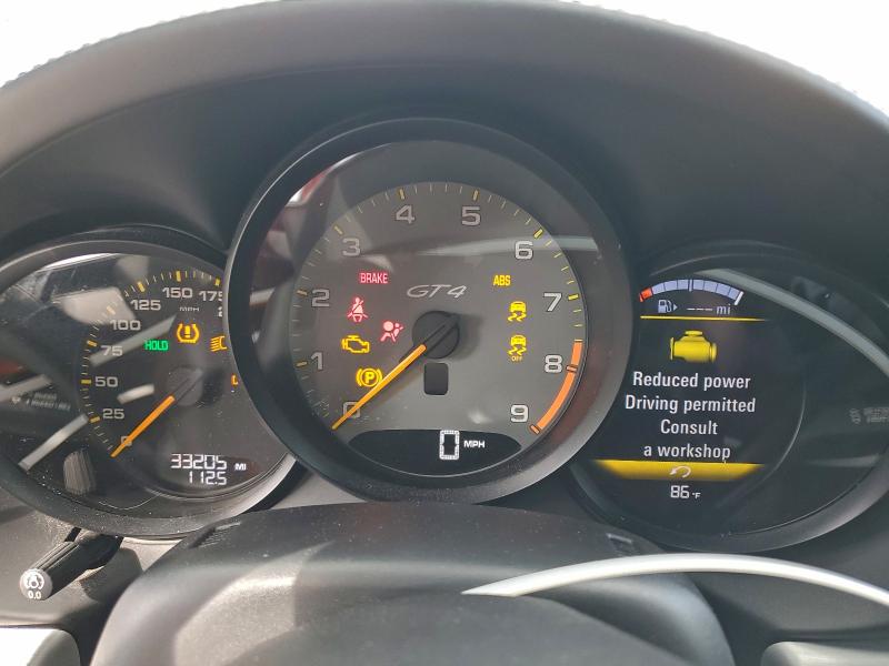 94500485 :رقم المزاد ، WP0AC2A82GK197098 vin ، 2016 Porsche Cayman Gt4 مزاد بيع