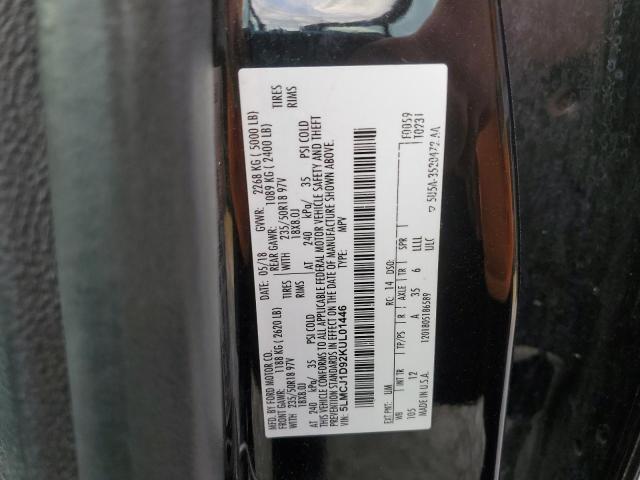 Продаж на аукціоні авто 2019 Lincoln Townhouse Mkc, vin: 5LMCJ1D92KUL01446, номер лоту: 91548615