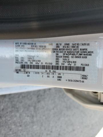 Aukcja sprzedaży 2018 Ford Fiesta, vin: 3FADP4BJ7JM144546, numer aukcji: 90046535