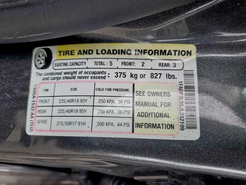 2018 Ford Focus მანქანა იყიდება აუქციონზე, vin: 1FADP3L95JL332109, აუქციონის ნომერი: 93964255