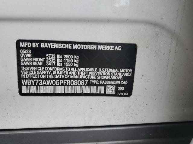 Aukcja sprzedaży 2023 Bmw I4, vin: WBY73AW06PFR08087, numer aukcji: 91420565