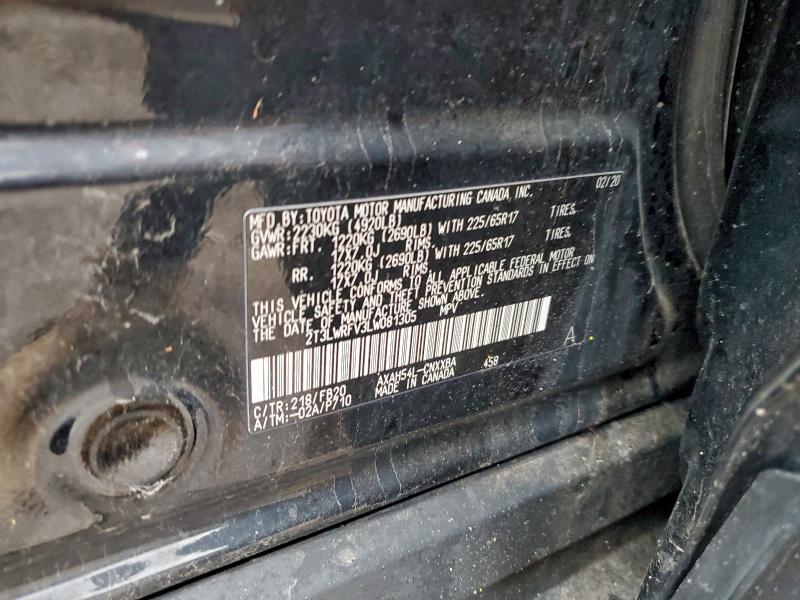 Продаж на аукціоні авто 2020 Toyota Rav4 Le, vin: 2T3LWRFV3LW081305, номер лоту: 94466775