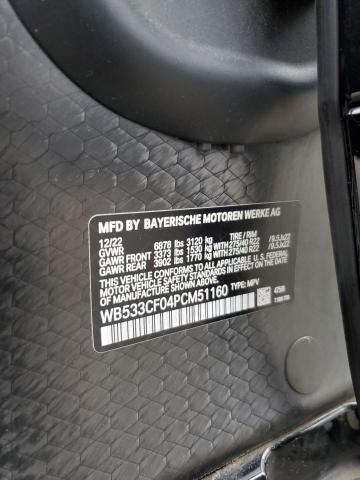 85341795 :رقم المزاد ، WB533CF04PCM51160 vin ، 2023 Bmw Ix مزاد بيع