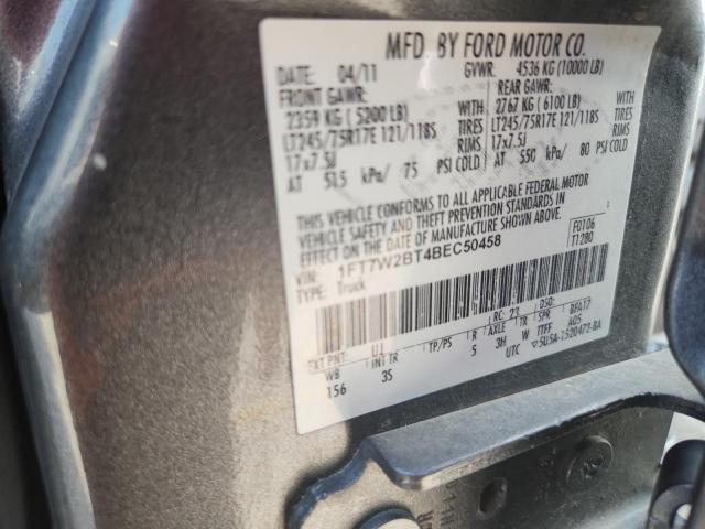 93242315 :رقم المزاد ، 1FT7W2BT4BEC50458 vin ، 2011 Ford F250 مزاد بيع