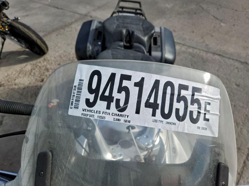 Продажа на аукционе авто 2002 Bmw R1150 Rt, vin: WB10499A22ZE88399, номер лота: 94514055