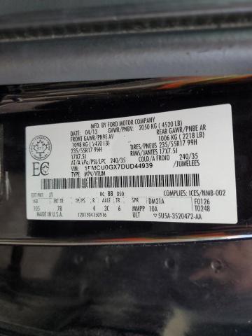 92895445 :رقم المزاد ، 1FMCU0GX7DUD44939 vin ، 2013 Ford Escape Se مزاد بيع