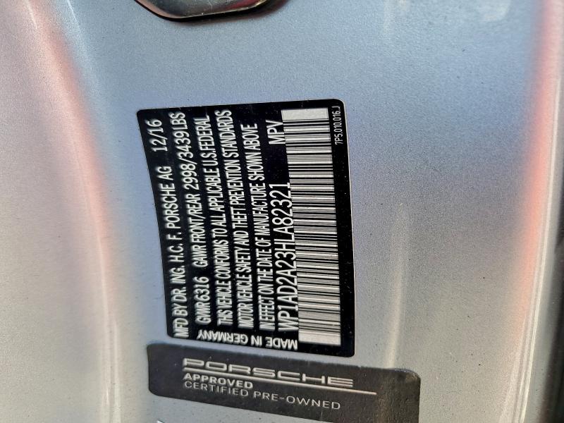 Продаж на аукціоні авто 2017 Porsche Cayenne, vin: WP1AD2A23HLA82321, номер лоту: 94309295
