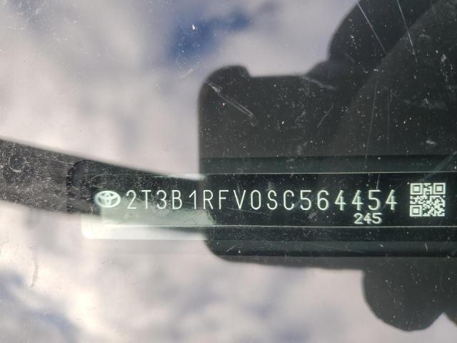 92185105 :رقم المزاد ، 2T3B1RFV0SC564454 vin ، 2025 Toyota Rav4 مزاد بيع