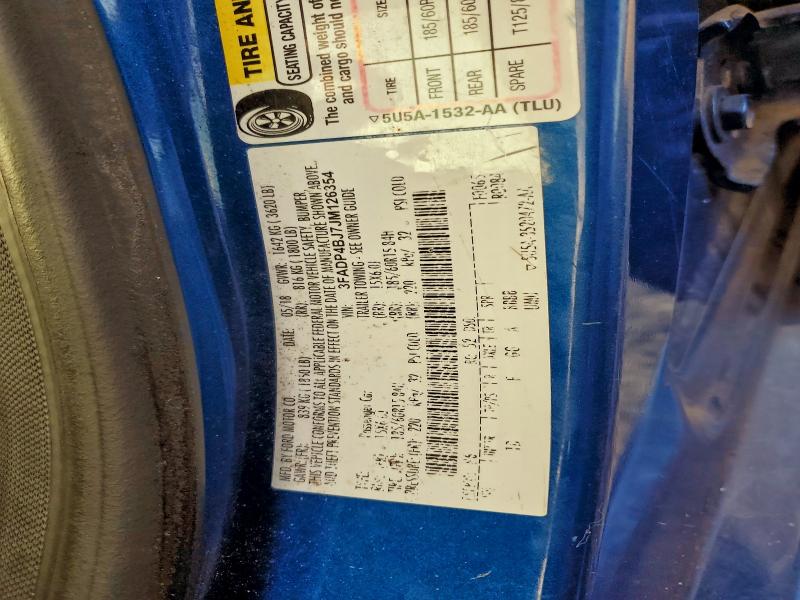 Продажа на аукционе авто 2018 Ford Fiesta Se, vin: 3FADP4BJ7JM126354, номер лота: 94253095