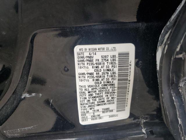 Продажа на аукционе авто 2014 Nissan Murano, vin: JN8AZ1MW0EW519556, номер лота: 93857175