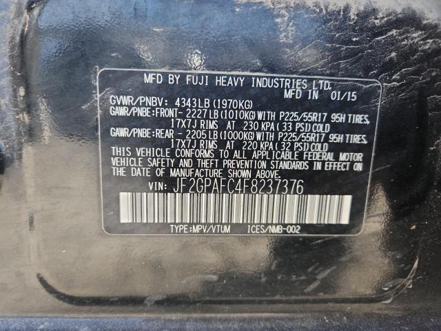87088535 :رقم المزاد ، JF2GPAFC4F8237376 vin ، 2015 Subaru Xv Crosstrek 2.0 Premium مزاد بيع