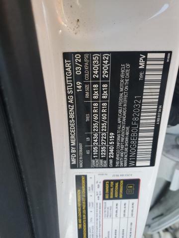91618385 :رقم المزاد ، W1N0G8EB0LF820321 vin ، 2020 Mercedes-benz Glc مزاد بيع