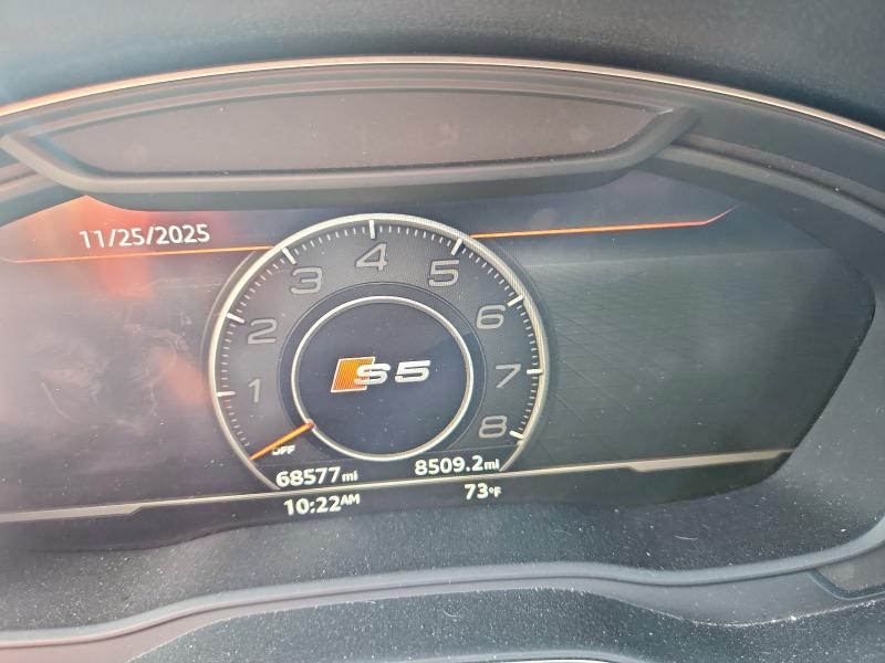 2019 Audi S5 მანქანა იყიდება აუქციონზე, vin: WAUP4AF5XKA053410, აუქციონის ნომერი: 93515295