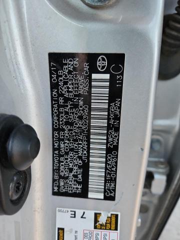 92889025 :رقم المزاد ، JTDKARFP1H3023960 vin ، 2017 Toyota Prius Prim مزاد بيع