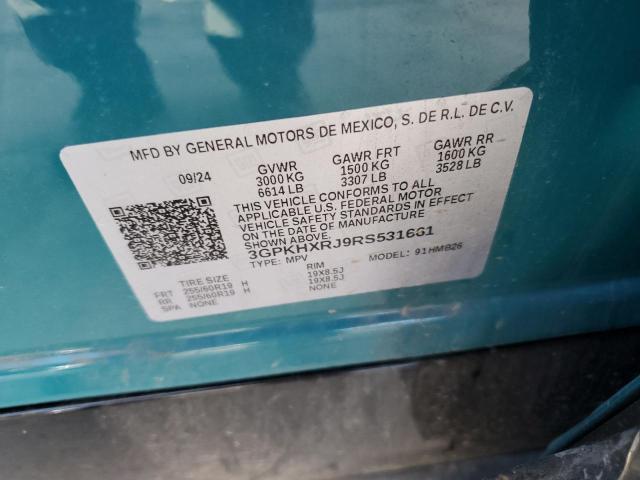 Продажа на аукционе авто 2024 Honda Prologue, vin: 3GPKHXRJ9RS531661, номер лота: 92366355