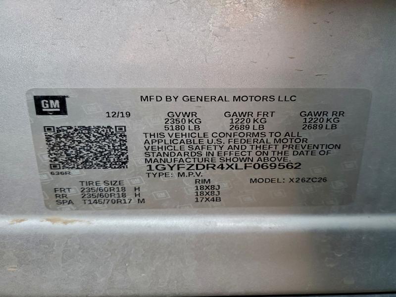 Aukcja sprzedaży 2020 Cadillac Xt4, vin: 1GYFZDR4XLF069562, numer aukcji: 93421905