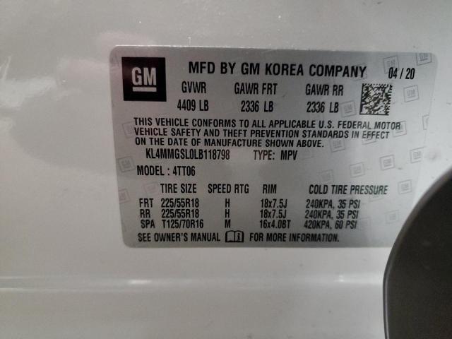 Продаж на аукціоні авто 2020 Buick Encore Gx, vin: KL4MMGSL0LB118798, номер лоту: 91922415