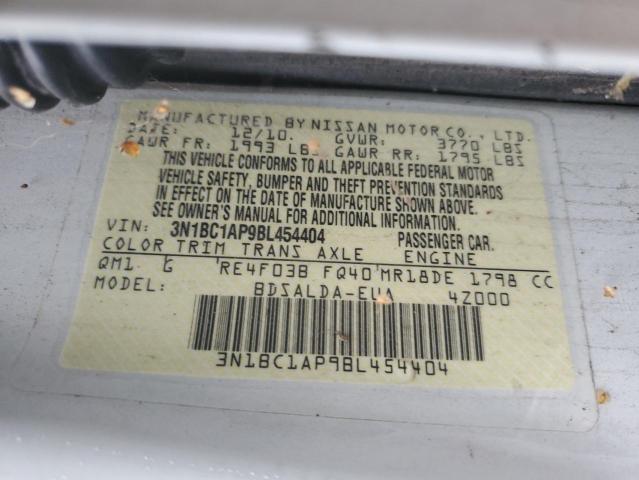 Продажа на аукционе авто 2011 Nissan Versa, vin: 3N1BC1AP9BL454404, номер лота: 93278895